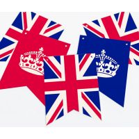 Гирлянда прямоугольная "Великобритания" корона