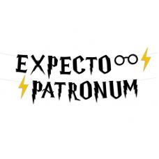 Гирлянда буквы "Гарри Поттер" expecto patronum