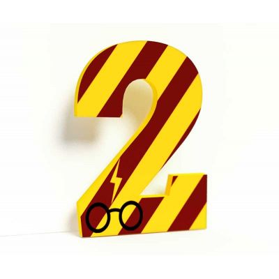 Объемная цифра "Гарри Поттер"