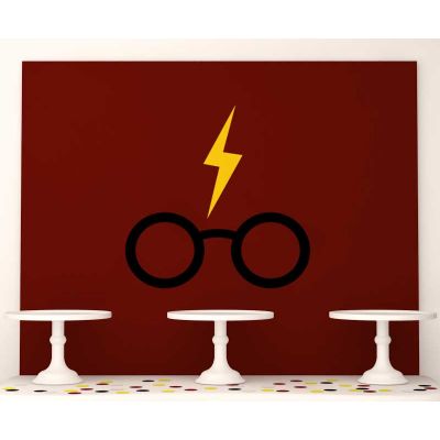 Плакат 120х100 см "Гарри Поттер" очки Гарри