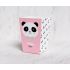 Коробочка для попкорна "Панда", мятно-розовая пастель
