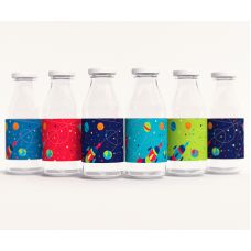 Этикетки для бутылочек "Космос"