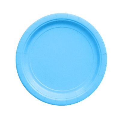 Тарелки голубые 17 см, 8 шт